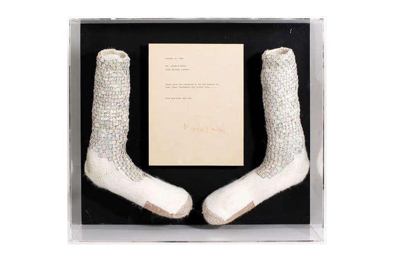Gotta Have Rock and Roll Pop Culture Auction memorabilia michael Jackson frank dileo collection the beatles pink floyed tupac shakur rihanna the beatles paul mccartney lil kim jordan worn socks hair hat clothing banksy