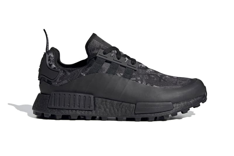 Adidas gore-tex NMD R1 trail all black release information boost midsole trail running
