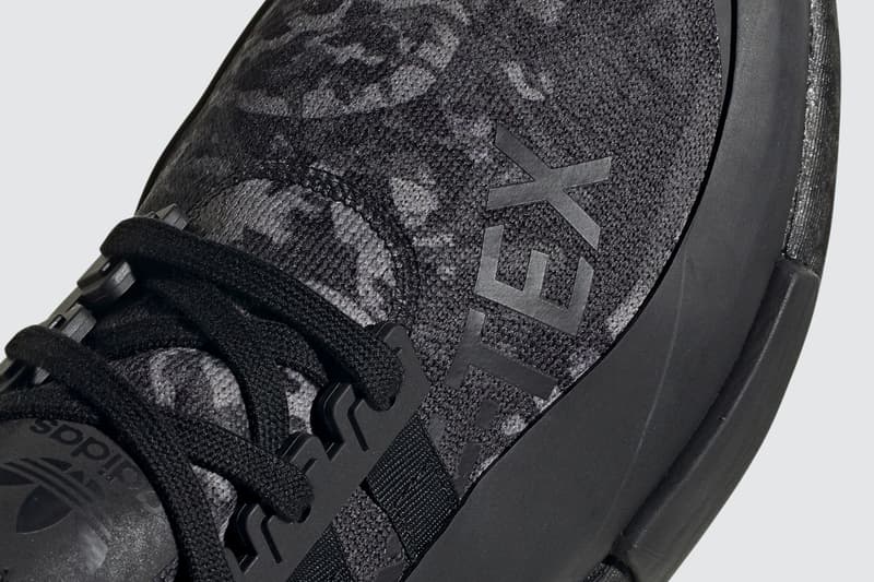 Adidas gore-tex NMD R1 trail all black release information boost midsole trail running