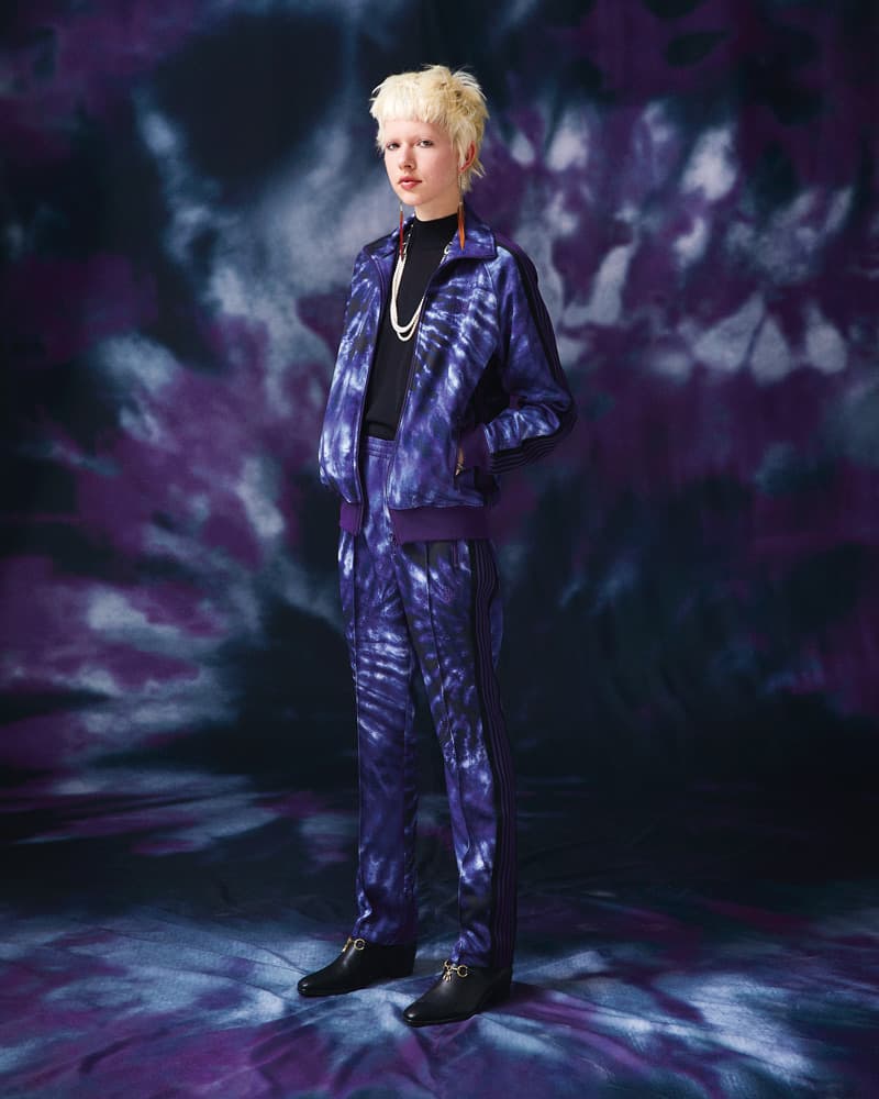 NEEDLES Tie-Dye Tracksuit Collection SS21 NEPENTHES japan release date info buy price colorway spring summer 2021 red blue pants hat butterfly