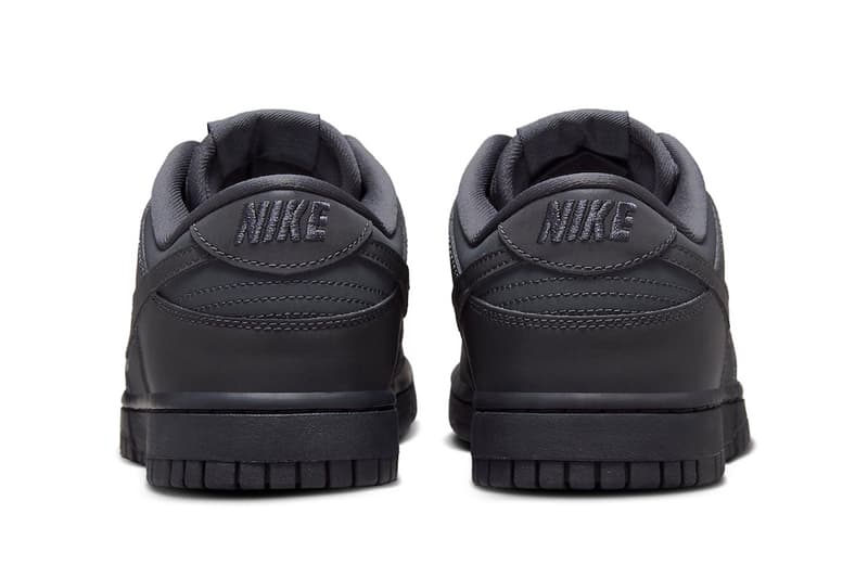 Nike Dunk Low Arrives in Stealthy "Cyber Reflective" Colorway Anthracite/Racer Blue-Black swoosh low top shoes sneakers