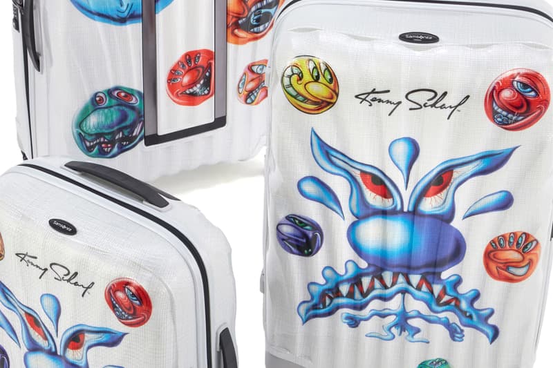 kenny scharf samsonite suitcase c lite collection