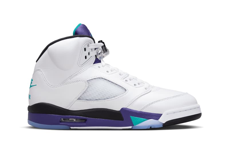 air michael jordan brand 5 grape sneakers 2025 release date rumor info photos price store list buying guide