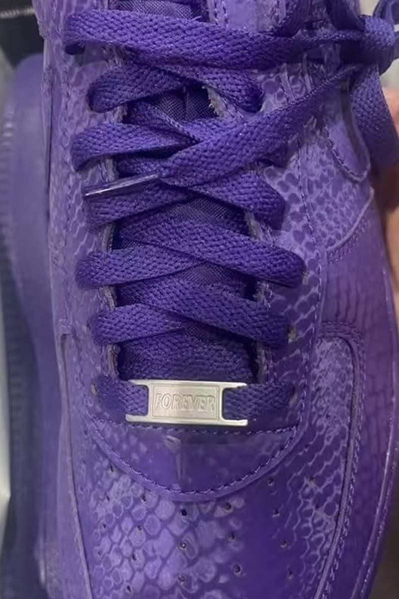 Kobe Bryant Nike Air Force 1 Low Court Purple IB0018-500 release date info store list buying guide photos price