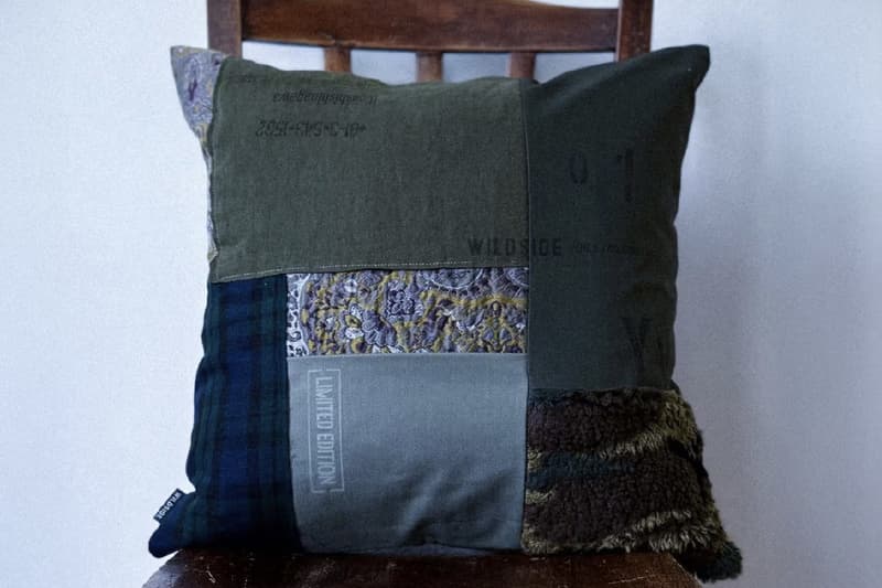 WILDSIDE Yohji Yamamoto Archival Deadstock Fabric Pillow Release Date Information