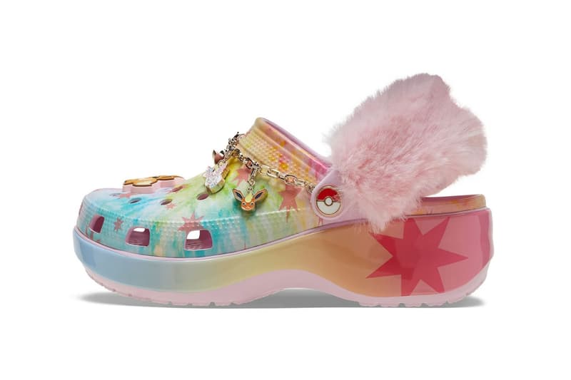 Pokémon and Crocs Spotlight "Eevee" in Latest Classic Clog Collaboration Crocs Classic Platform Clog “Pokémon Eevee” (SKU: 211429-90H