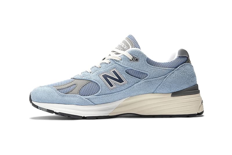New Balance 991v2 Surfaces in "Celestial Blue" U991BV2 Celestial Blue/Faded Denim-Moon Mist release info made in uk