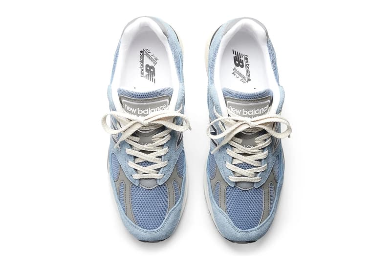 New Balance 991v2 Surfaces in "Celestial Blue" U991BV2 Celestial Blue/Faded Denim-Moon Mist release info made in uk