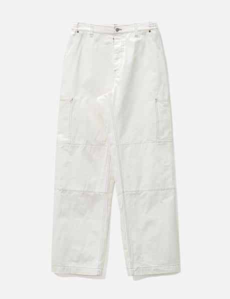 MM6 Maison Margiela Numeric Signature Cotton Canvas Pants