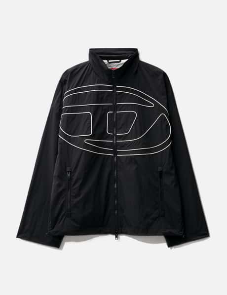Diesel D 로고 윈드브레이커