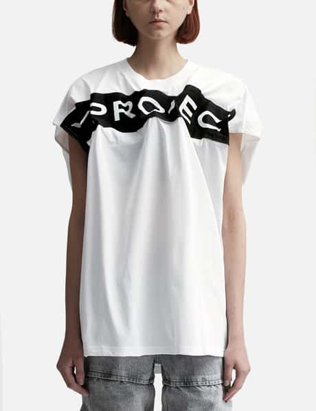 Y/PROJECT Scrunched Logo Tank Top