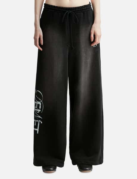 DEINET D Logo Washed Sweat Pants