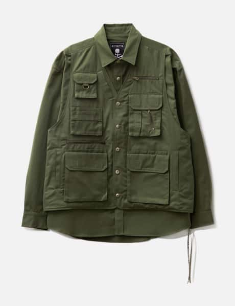 Mastermind World 레이어드 오버셔츠