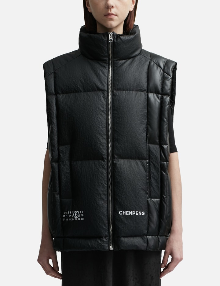 MM6 x Chen Peng Cropped Puffer Gilet Placeholder Image